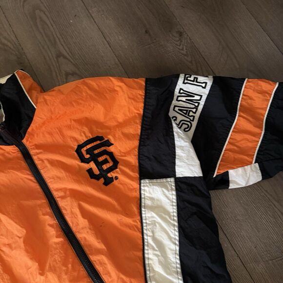 VTG Pro-Player by Daniel Young MLB SF San Francisco Giants Windbreaker Jacket L - Picture 8 of 16